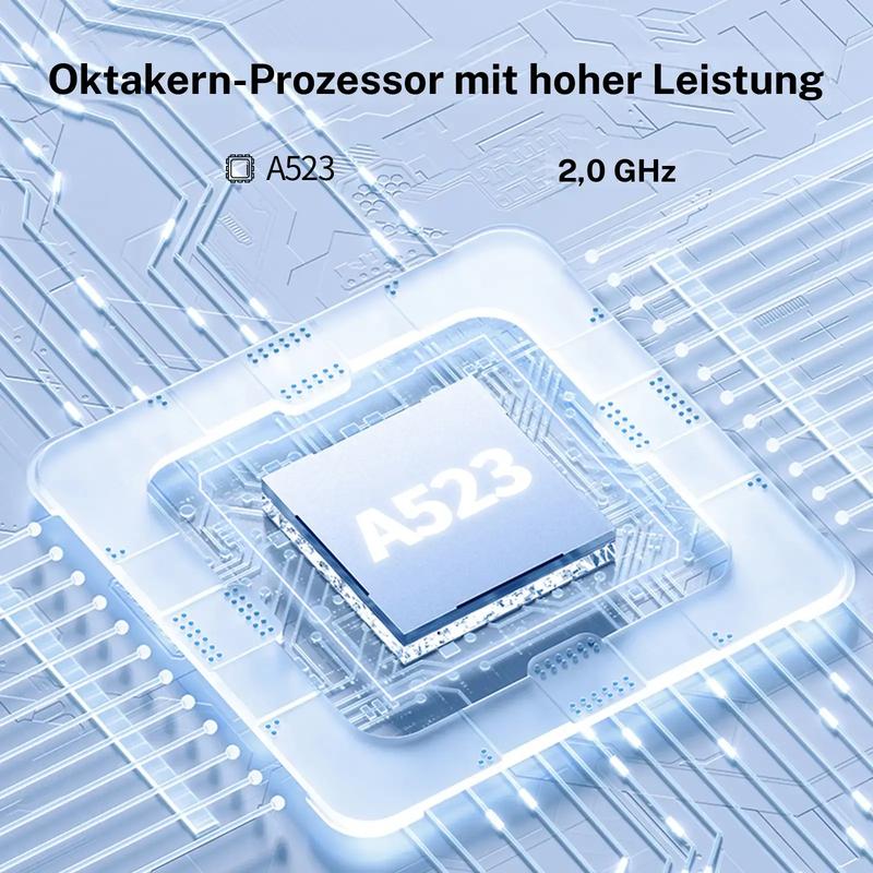 PRITOM 15 - 10,1-Zoll-Android-Tablet, 16 GB RAM, 64 GB ROM, mit Tastaturgehäuse und Stift, Dual-Kamera, 8-MP-Akku, 6000 mAh, ideales Geschenk für Schule und Alltag