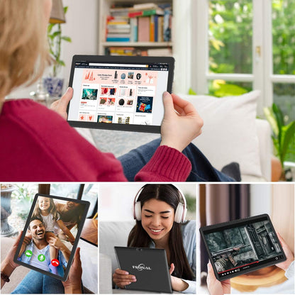 🇪🇸 Tableta Android de 10.1 pulgadas (2025) – Última Versión con Procesador Octa-Core, 64 GB de Almacenamiento, Cámara Dual 13 MP + 5 MP, WiFi, Bluetooth, GPS, Pantalla IPS Full HD, Soporte hasta 512 GB (Negra)