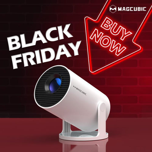 MAGCUBIC HY300Pro Android 14 Projector, 290ANSI Dual WiFi6 BT5.4 Allwinner H726 1280*720P Projector