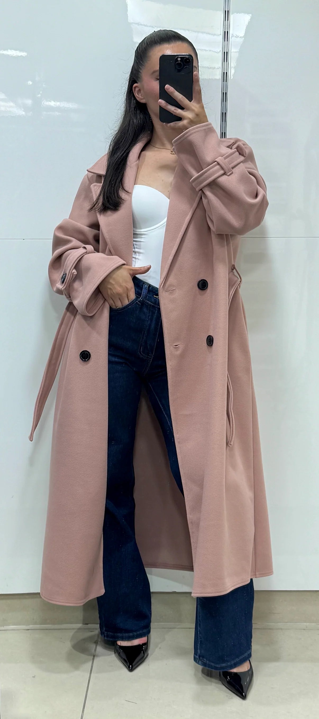 Trench long oversize 415